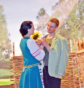 свидание Ивана Бровкина со своей невестой.- ГДК